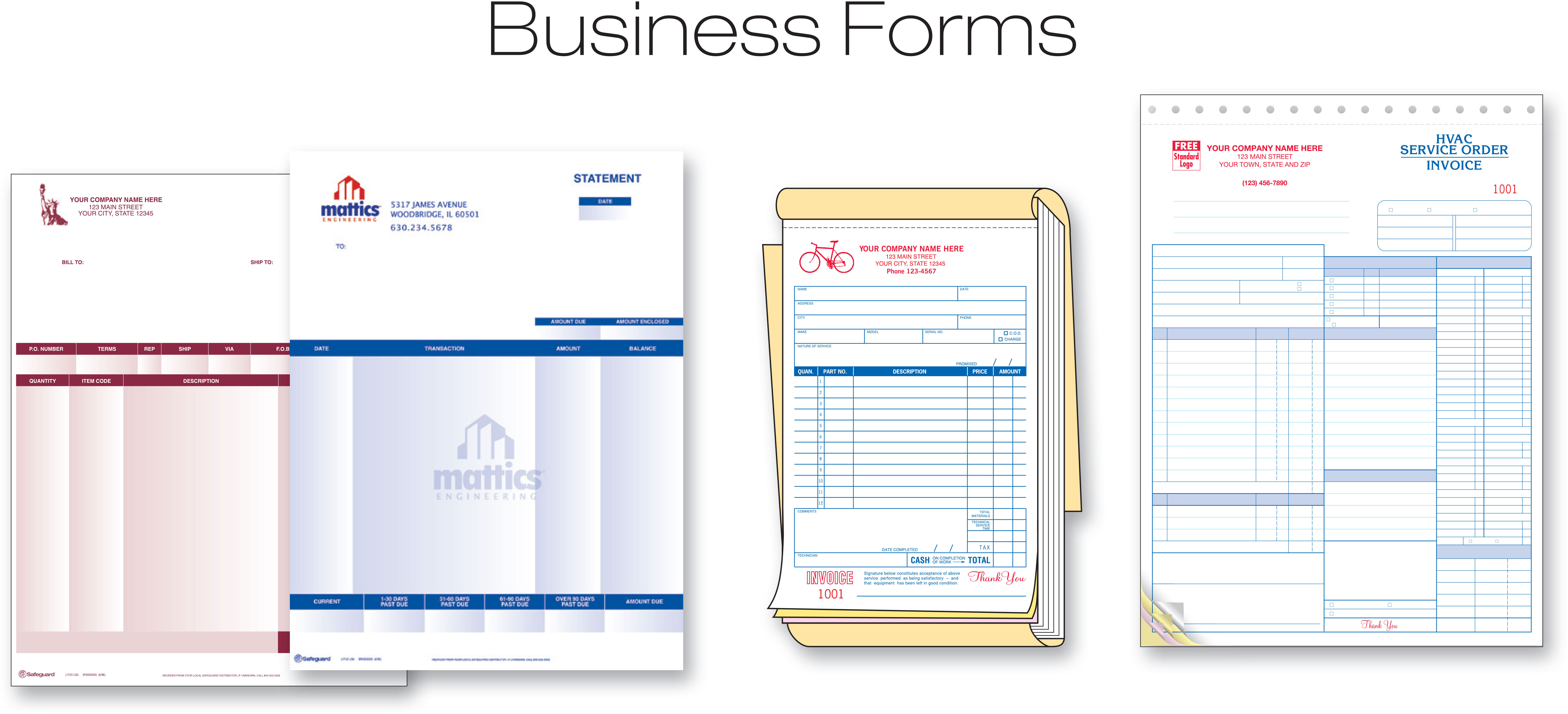 Safegurad® Business Forms